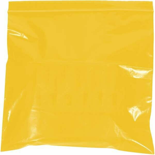 Officespace 8 x 10 in. 2 Mil Yellow Reclosable Poly Bags, 1000PK OF2823569